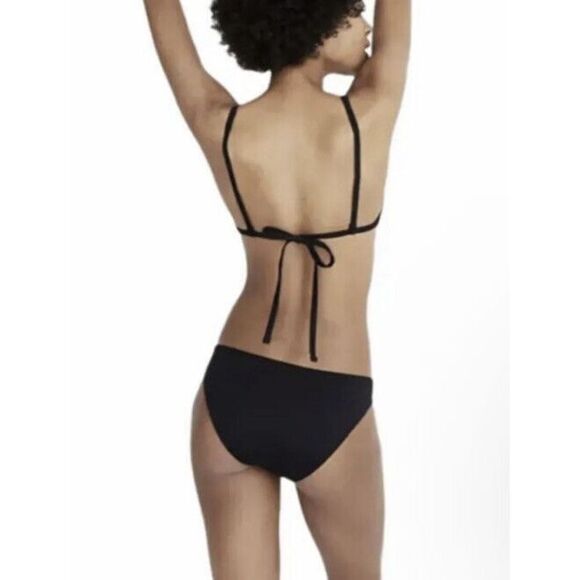 Madewell MD330 Womens Sz S Black Second Wave Classic Bikini Bottom - Picture 5 of 7